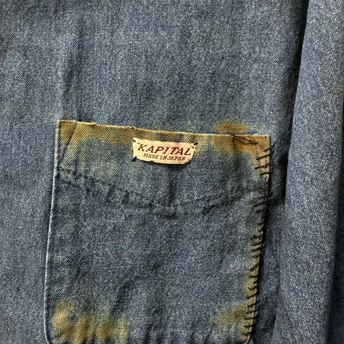 빈티지 데님 캐피탈 커스텀 셔츠 자켓  상품이미지2