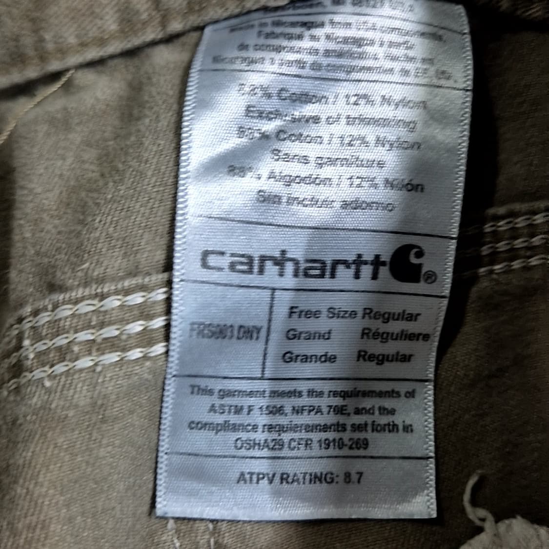 칼하트 와이드 카펜더 팬츠 상품이미지7