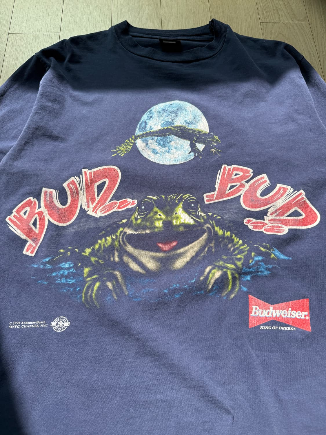 버드와이저 90s 프로그 빈티지 롱슬리브 티셔츠 상품이미지2