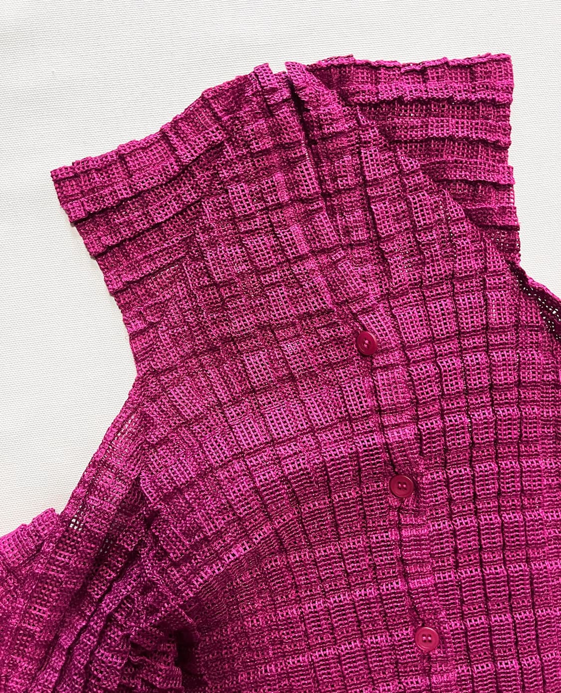 ISSEY MIYAKE ME grid pleats cardican 상품이미지3