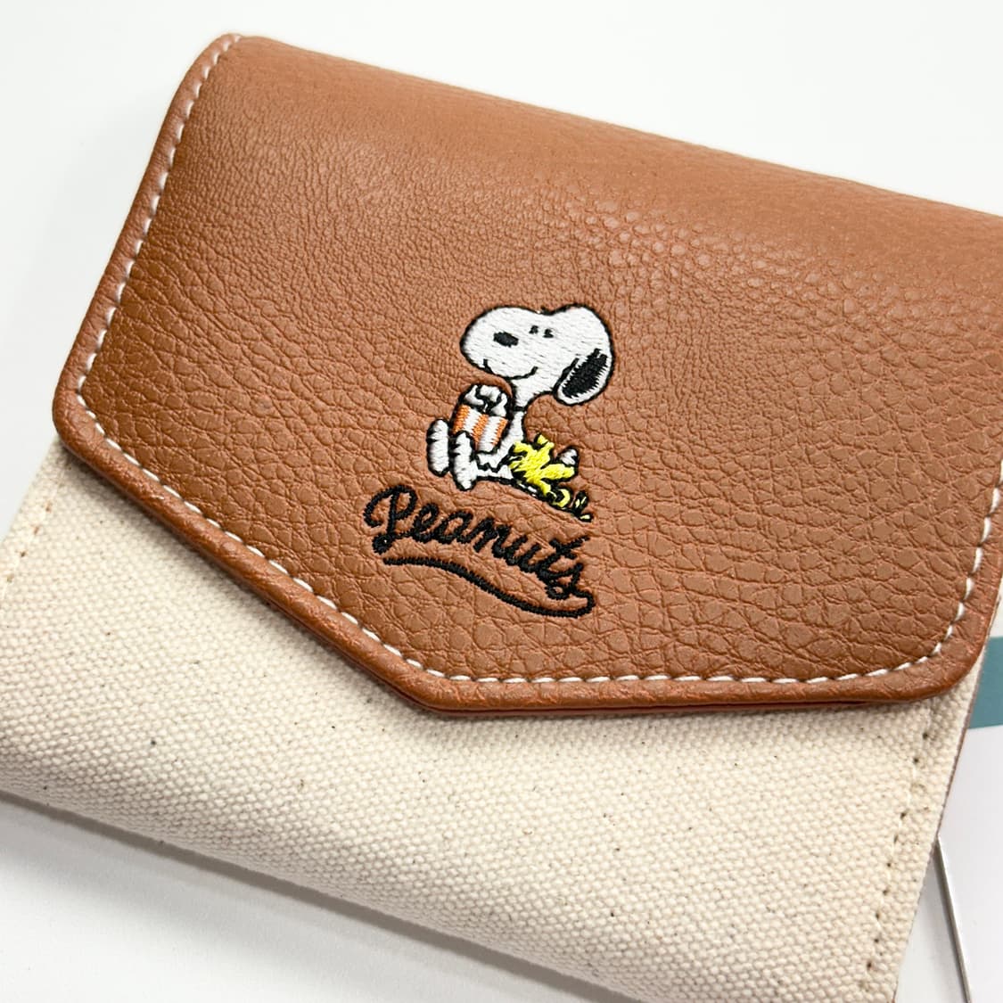 USJ 유니버셜스튜디오 재팬 x 스누피 반지갑 브라운 상품이미지2