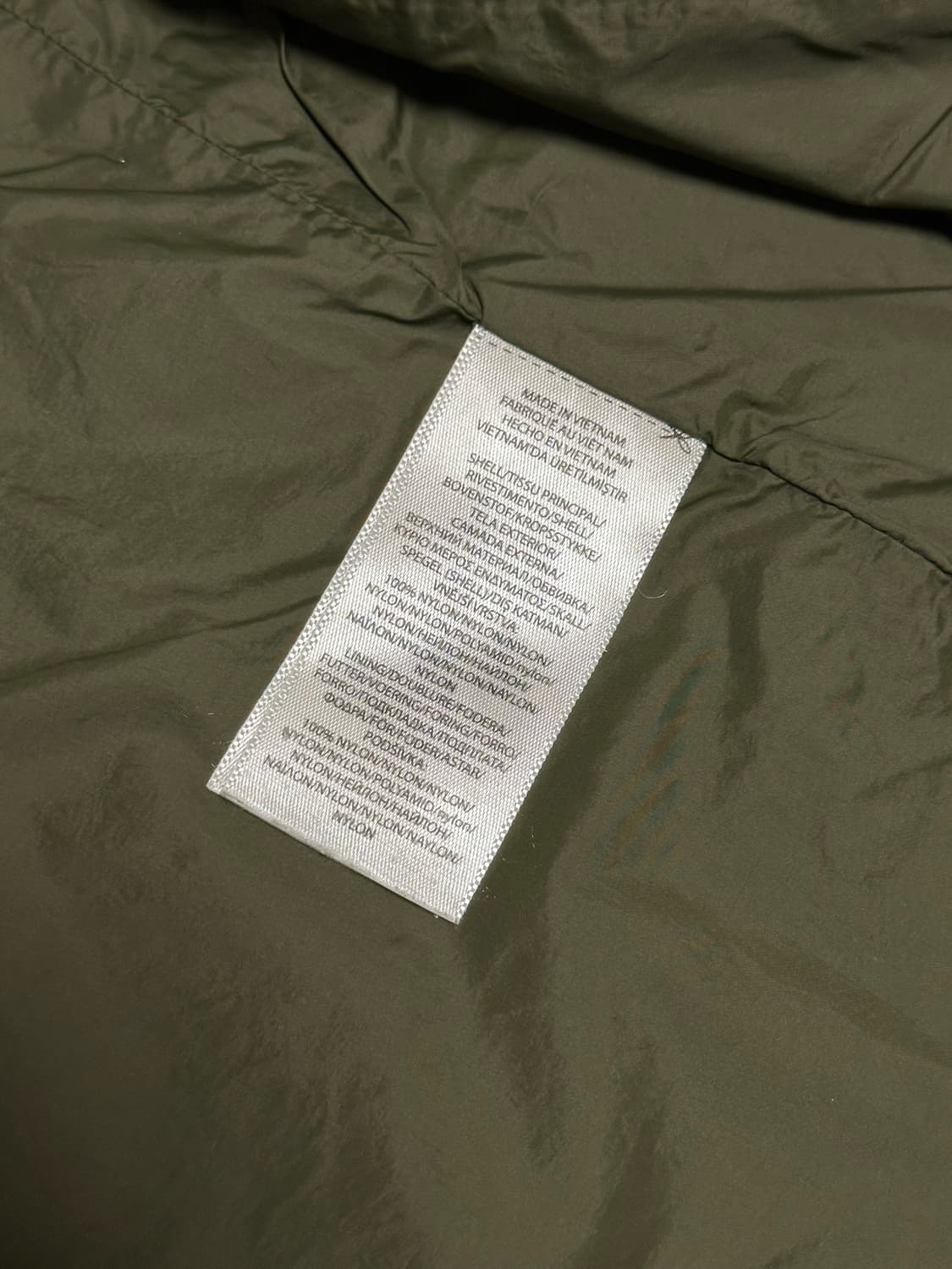 폴로 페리 나일론 바람막이 카키 상품이미지4