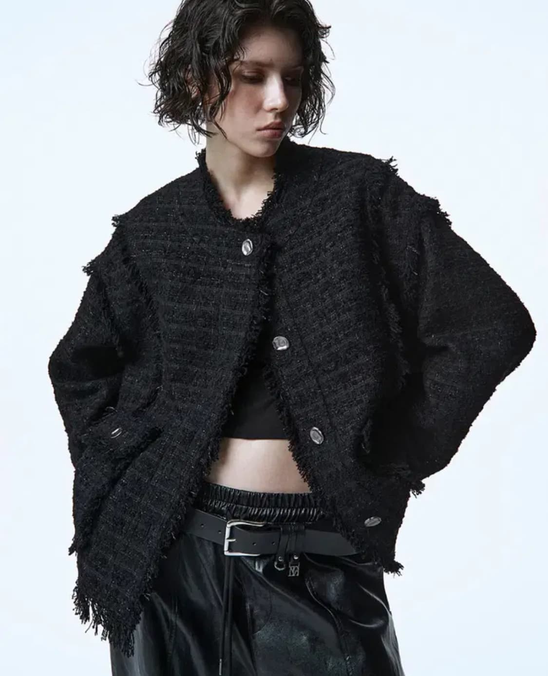<새상품> 트리밍버드 Relaxed Tweed Jacket 트위드 자켓 상품이미지1