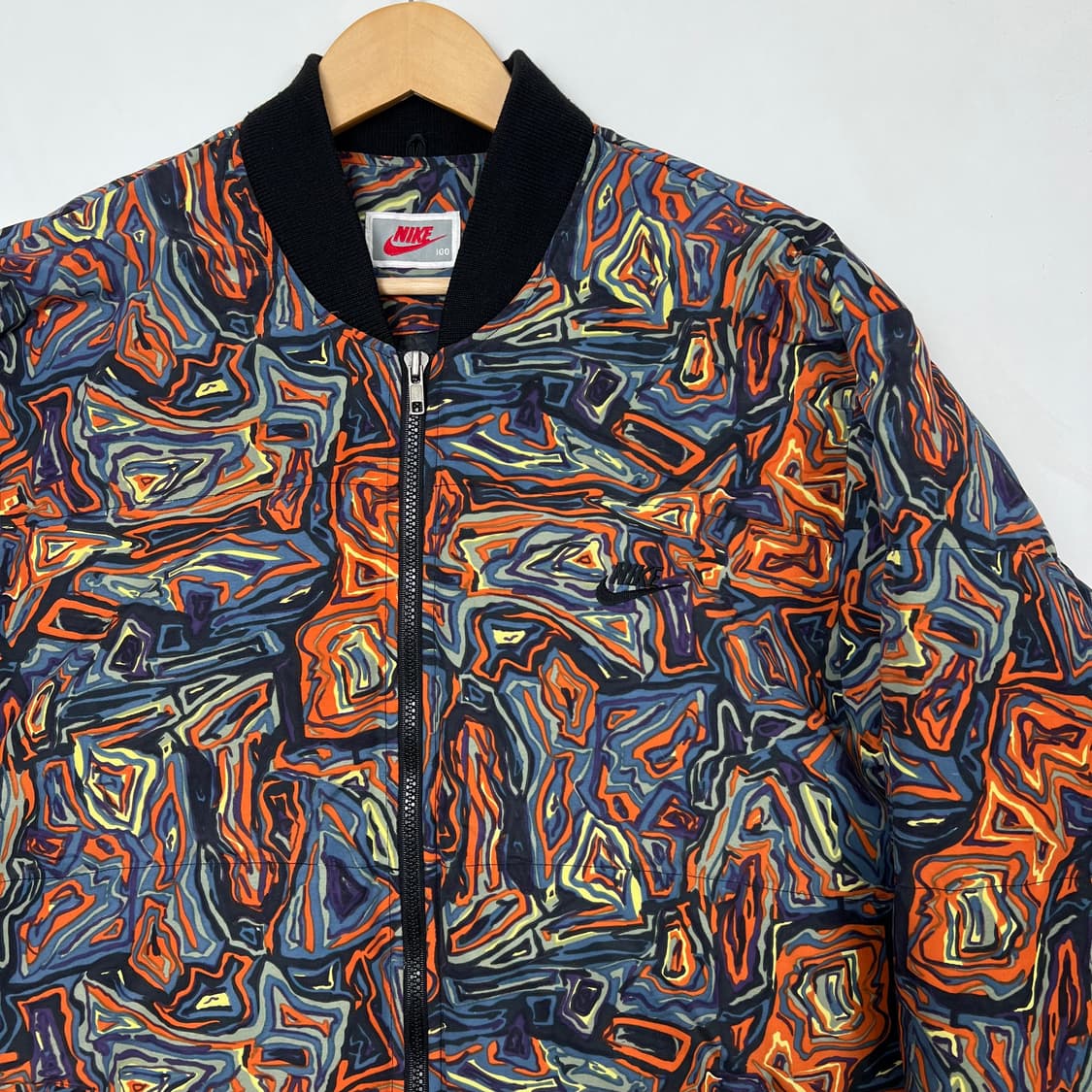 1990s NIKE 나이키 기히학패턴 덕다운 패딩 상품이미지2