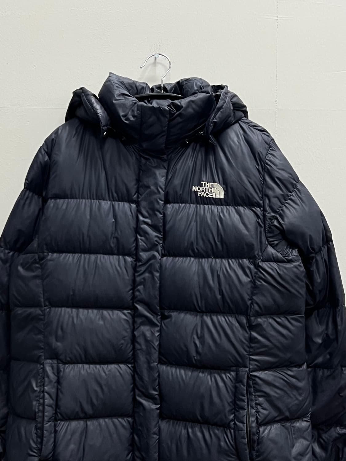 (95) 노스페이스 우먼스 올드스쿨 700필 구스다운 롱 패딩 자켓 블랙 상품이미지3