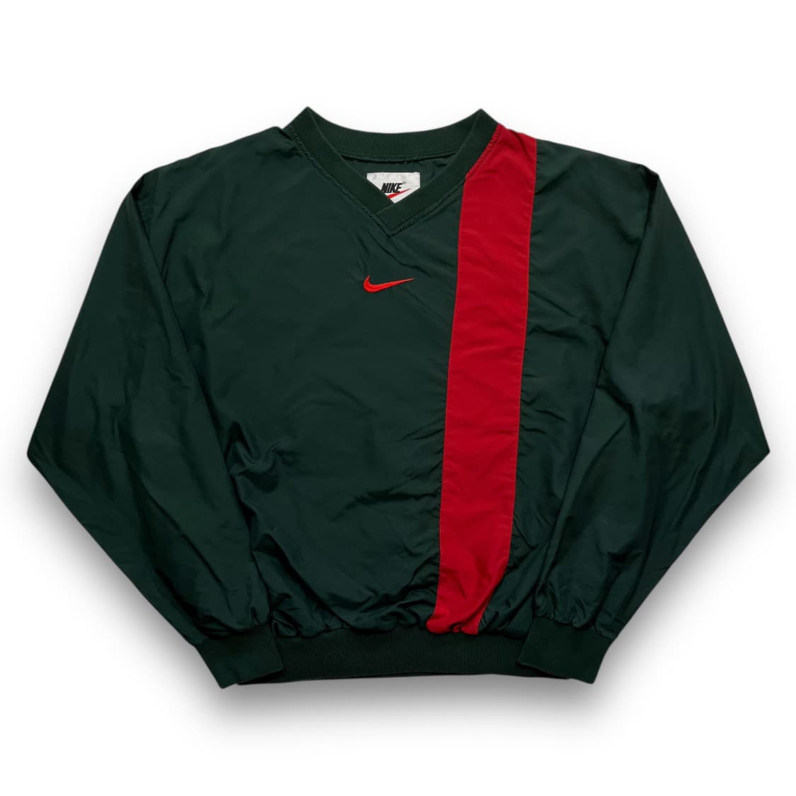 나이키 90s 레드 스우시 올드스쿨 카키 빈티지 웜업 상품이미지1