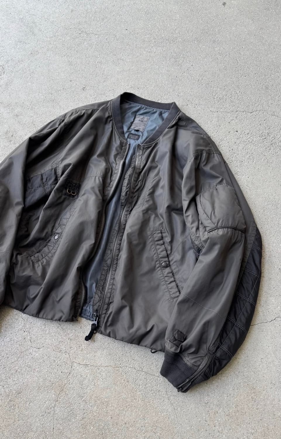 2) 폴리테루 컵자켓 그레이 상품이미지1