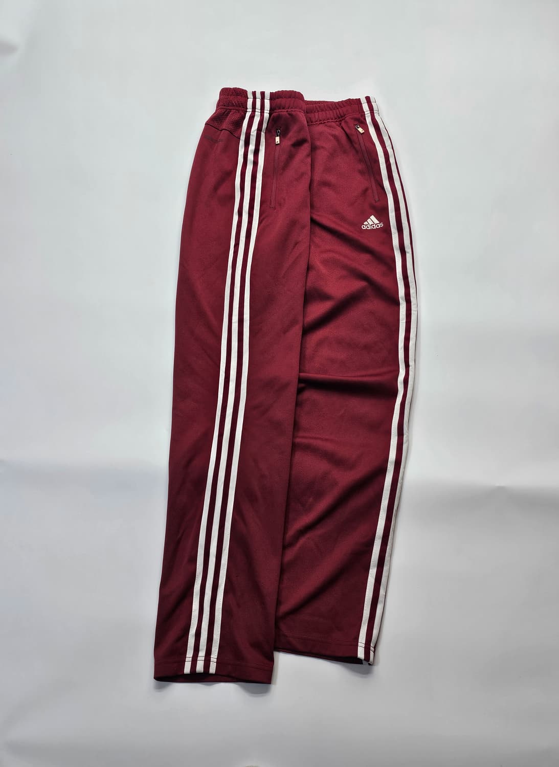 아디다스 삼선 버건디 트랙팬츠 져지 바지 상품이미지1