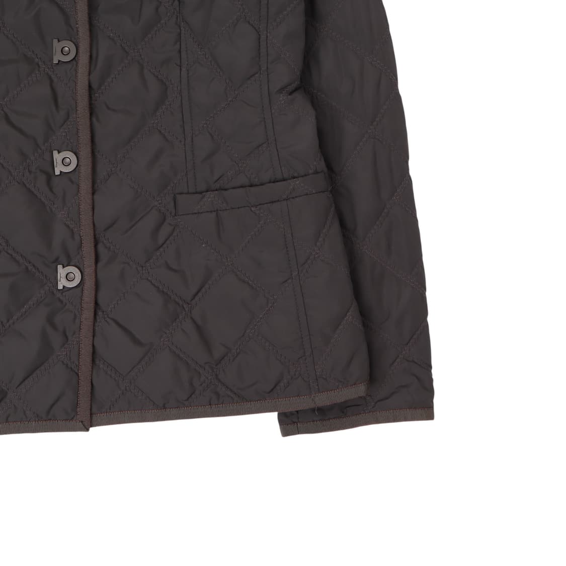 페라가모 그레이 체인 퀄팅 자켓 상품이미지4