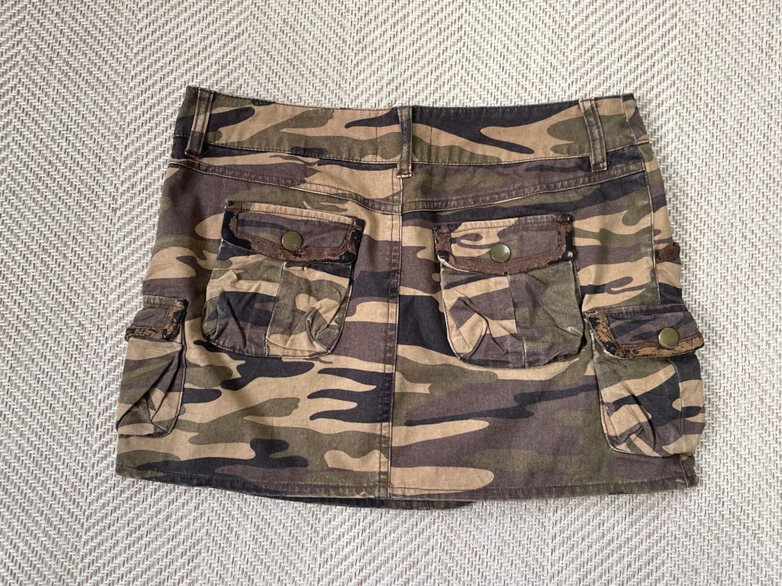 빈티지 밀리터리 카고 스커트 J03518 상품이미지6