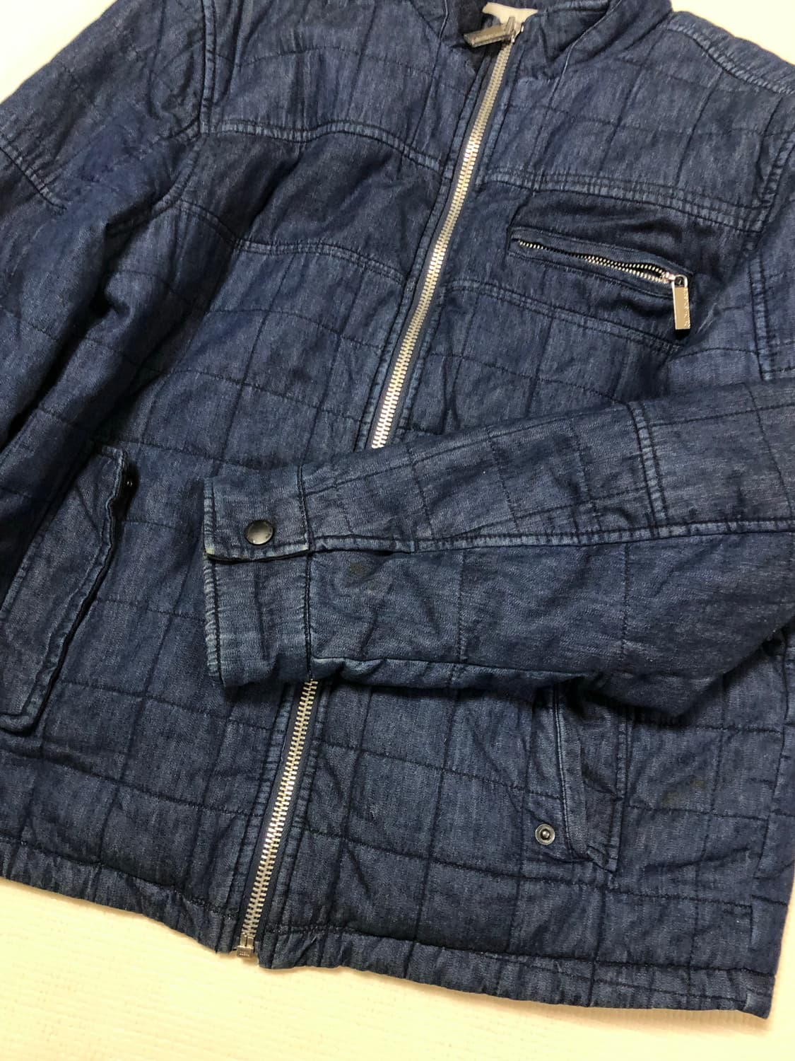 빈티지 켈빈클라인 데님 펑크 자켓 상품이미지9