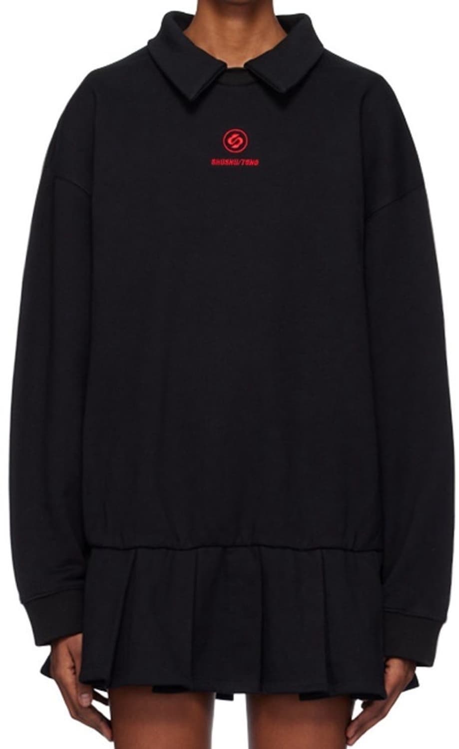 슈슈통 스프레드 카라 미니 드레스 상품이미지2