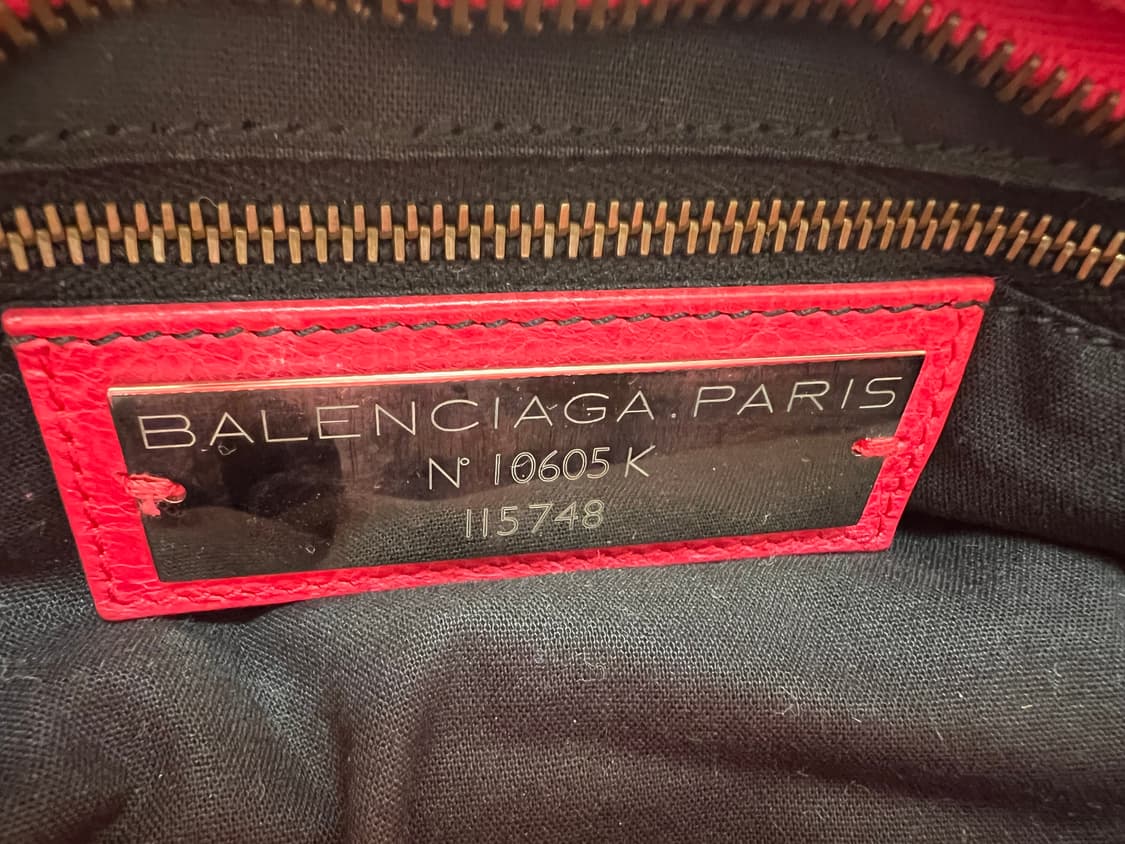 발렌시아가 모터백 가방 레드 상품이미지7