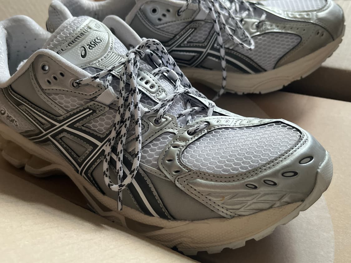 아식스 젤 님버스 10.1 275mm 한국 한정 화이트글레이셔그레이 상품이미지1