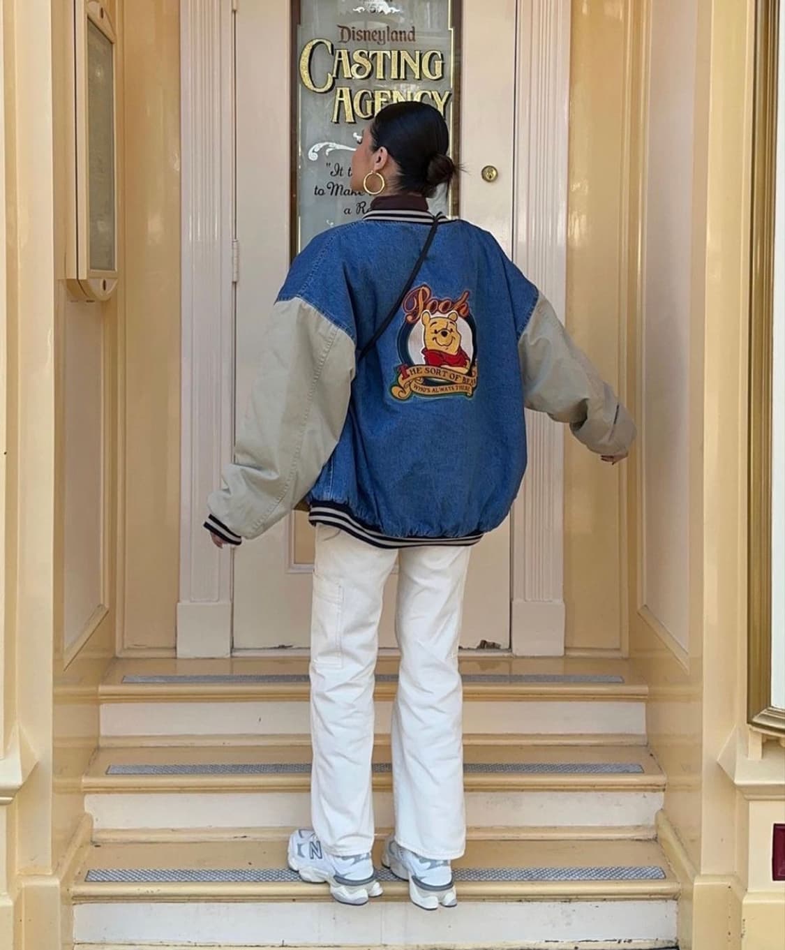 디즈니_미키마우스 데님 야구 점퍼 빈티지 상품이미지9
