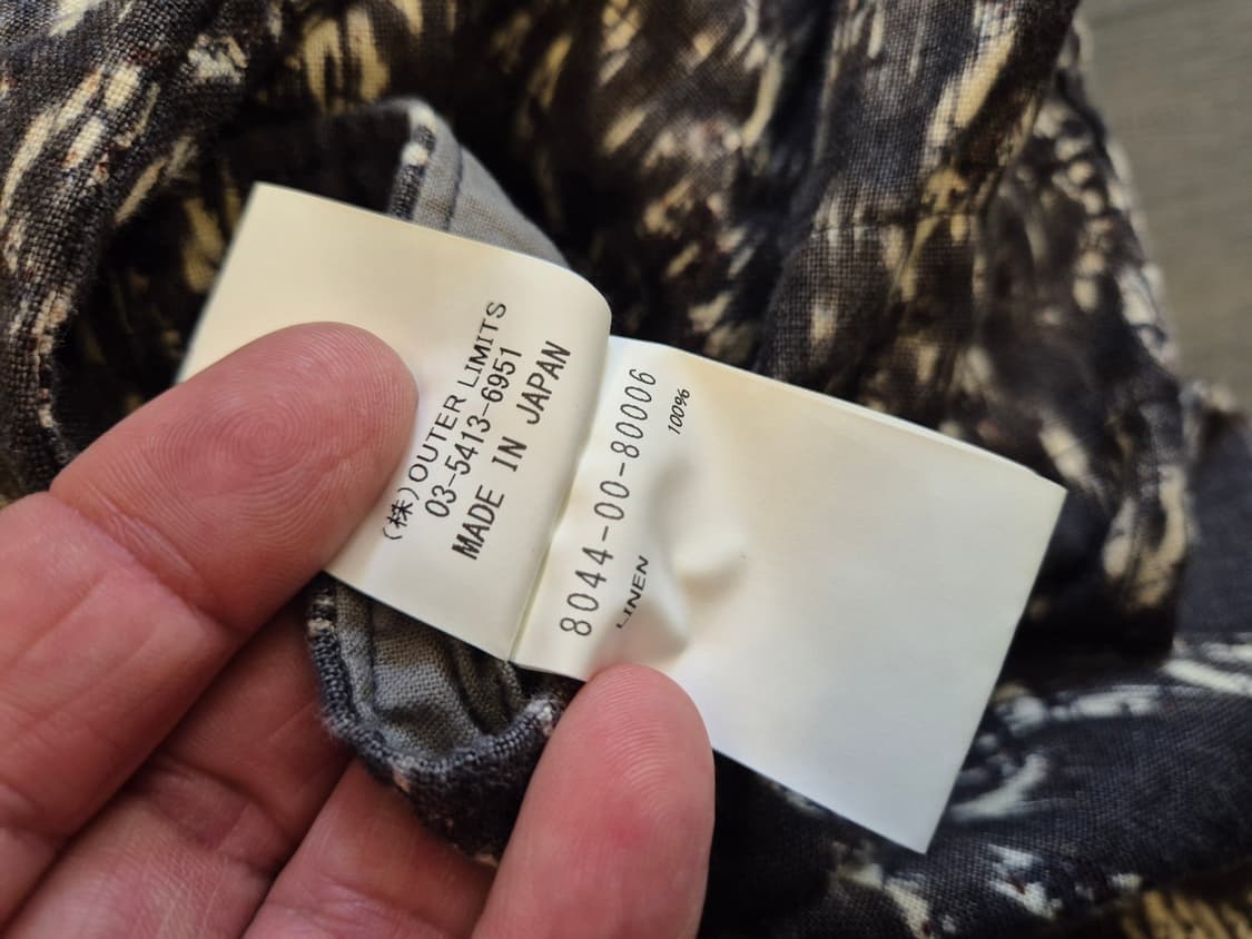 나이젤 카본 트라이벌 패턴 린넨 자켓 상품이미지9