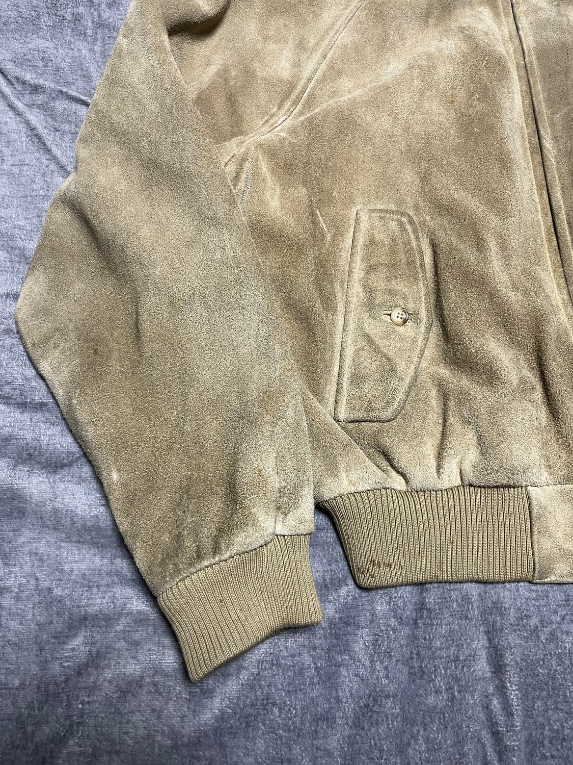 [L] 폴로 랄프로렌 90s 스웨이드 바라쿠타 해링턴 이종원 자켓 상품이미지4