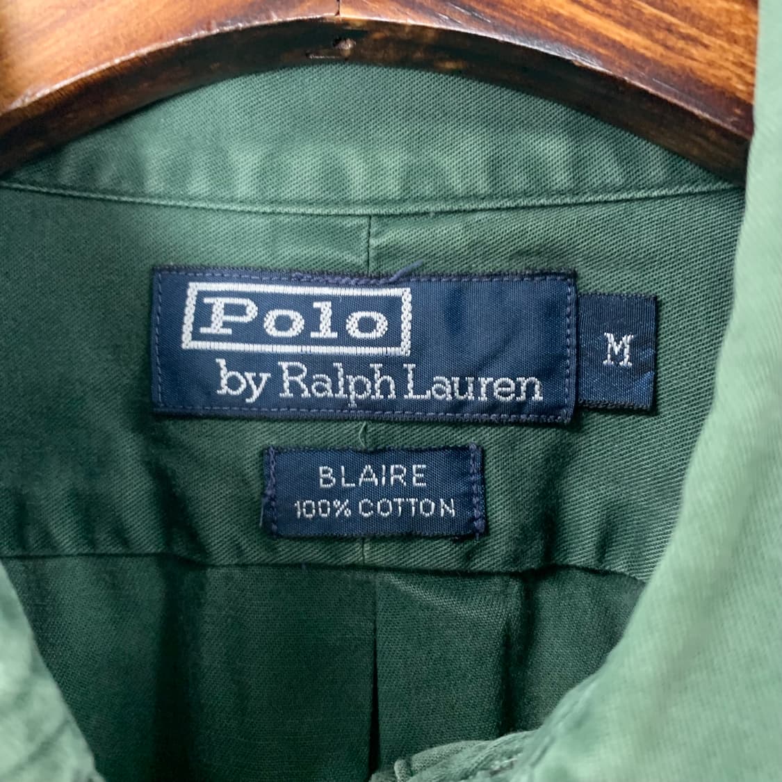 폴로 랄프로렌 딥그린 옥스포드 셔츠  상품이미지5