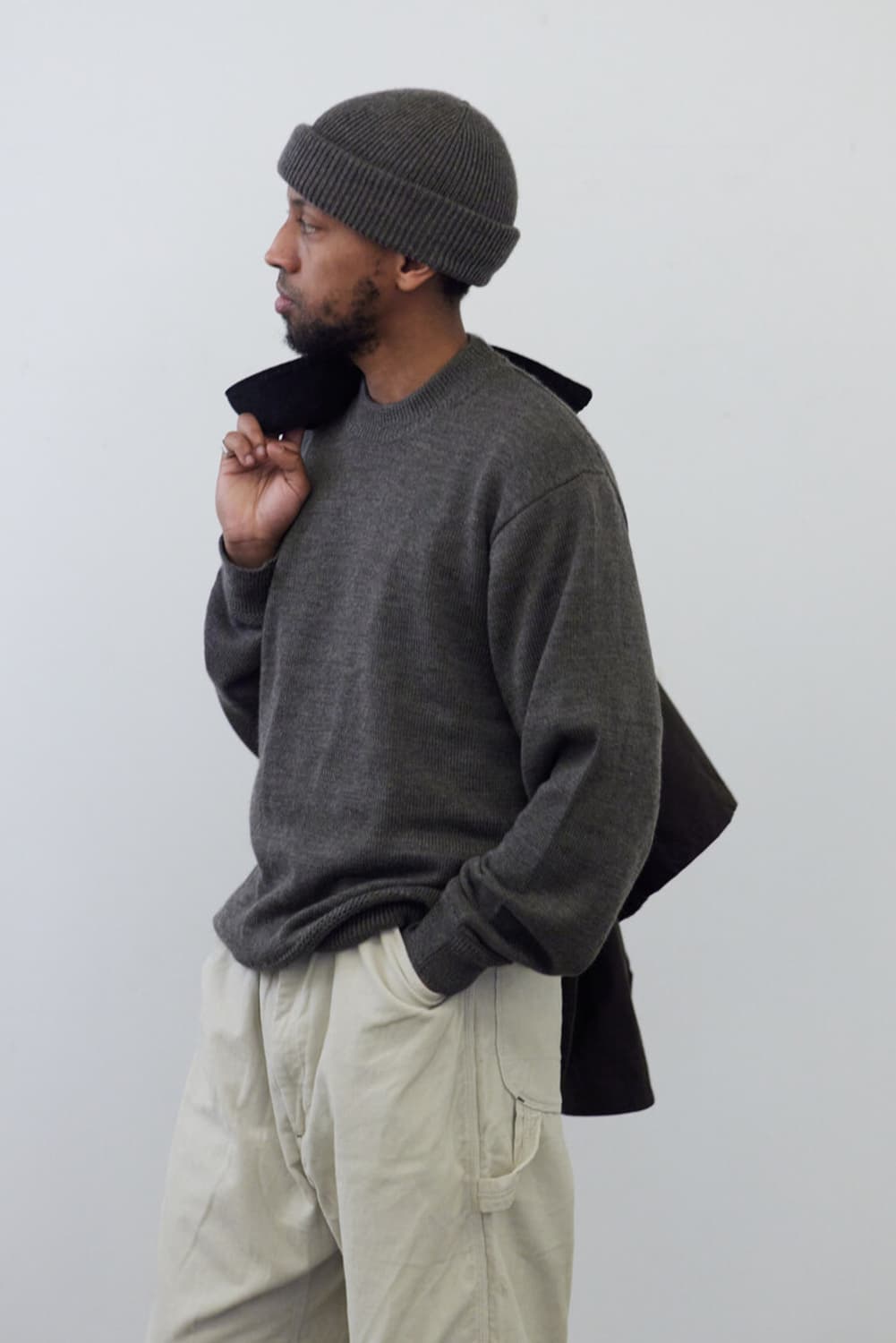 앤즈엔드민즈 메리노울 크루넥 상품이미지4