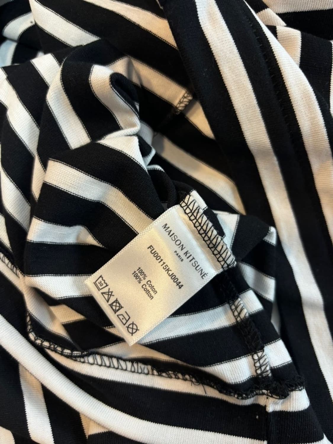 새상품) 메종키츠네 스트라이프 롱슬리브(긴팔) 공용제품 상품이미지6