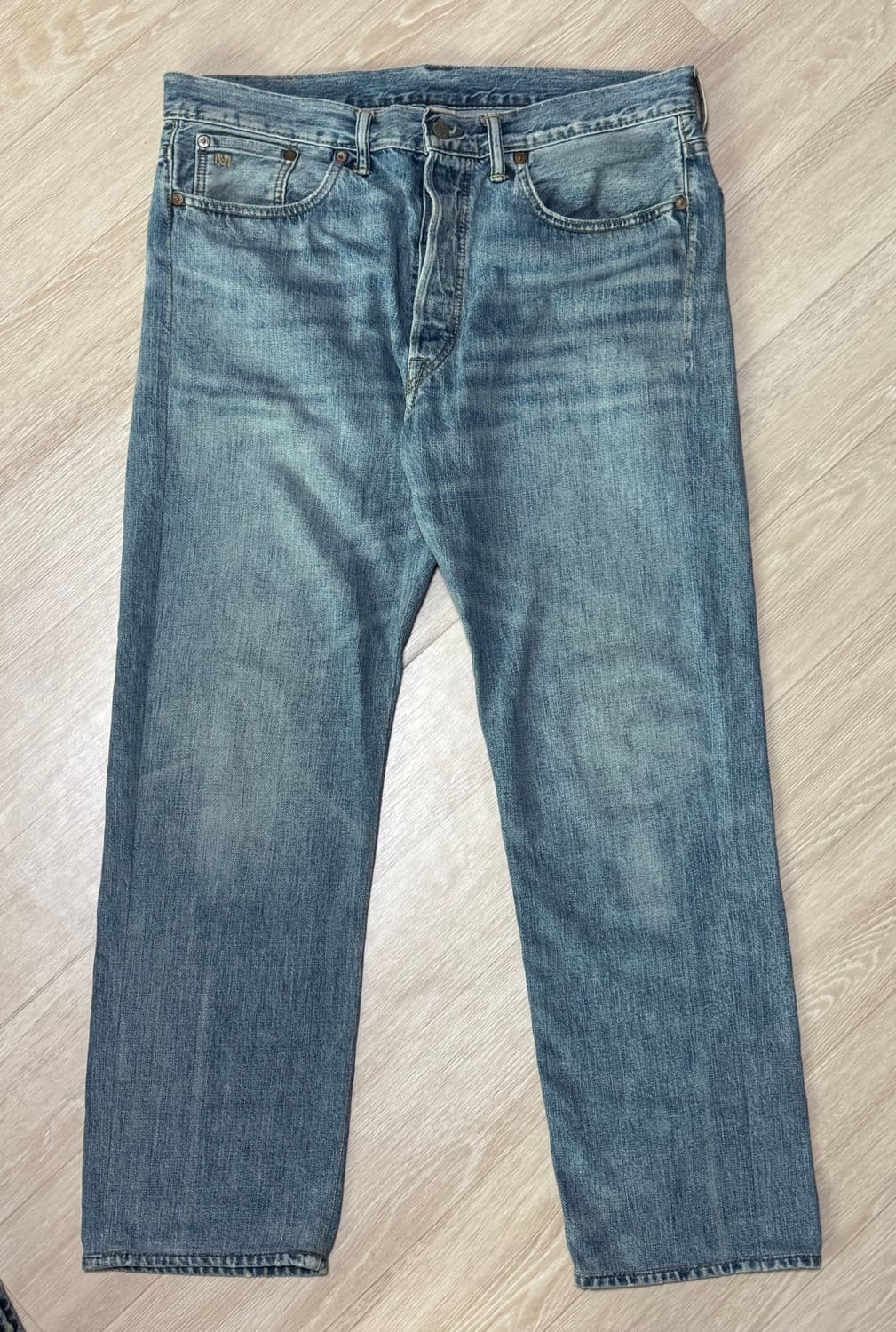 RRL 이스트웨스트 파이브 포켓 워시드 데님 상품이미지1