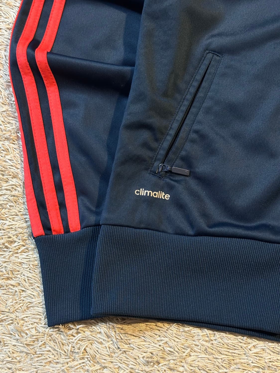 아디다스 ADIDAS 삼각로고 트랙탑 져지 네이비 핑크 상품이미지3