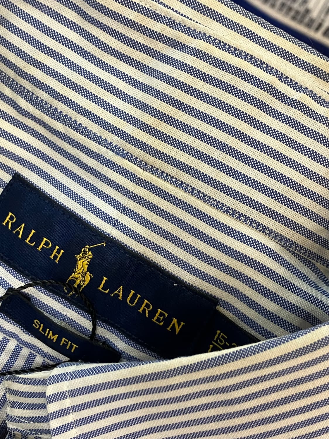 폴로 랄프로렌 스트라이프 셔츠 블루   #csz2002 상품이미지5