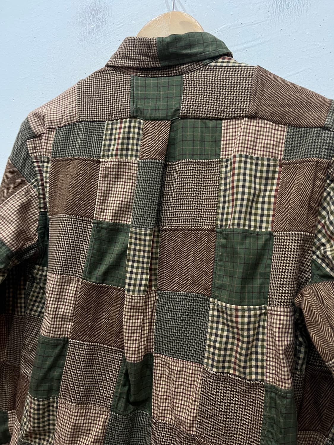 폴로랄프로렌 엘보패치 패치워크 셔츠 S 상품이미지5