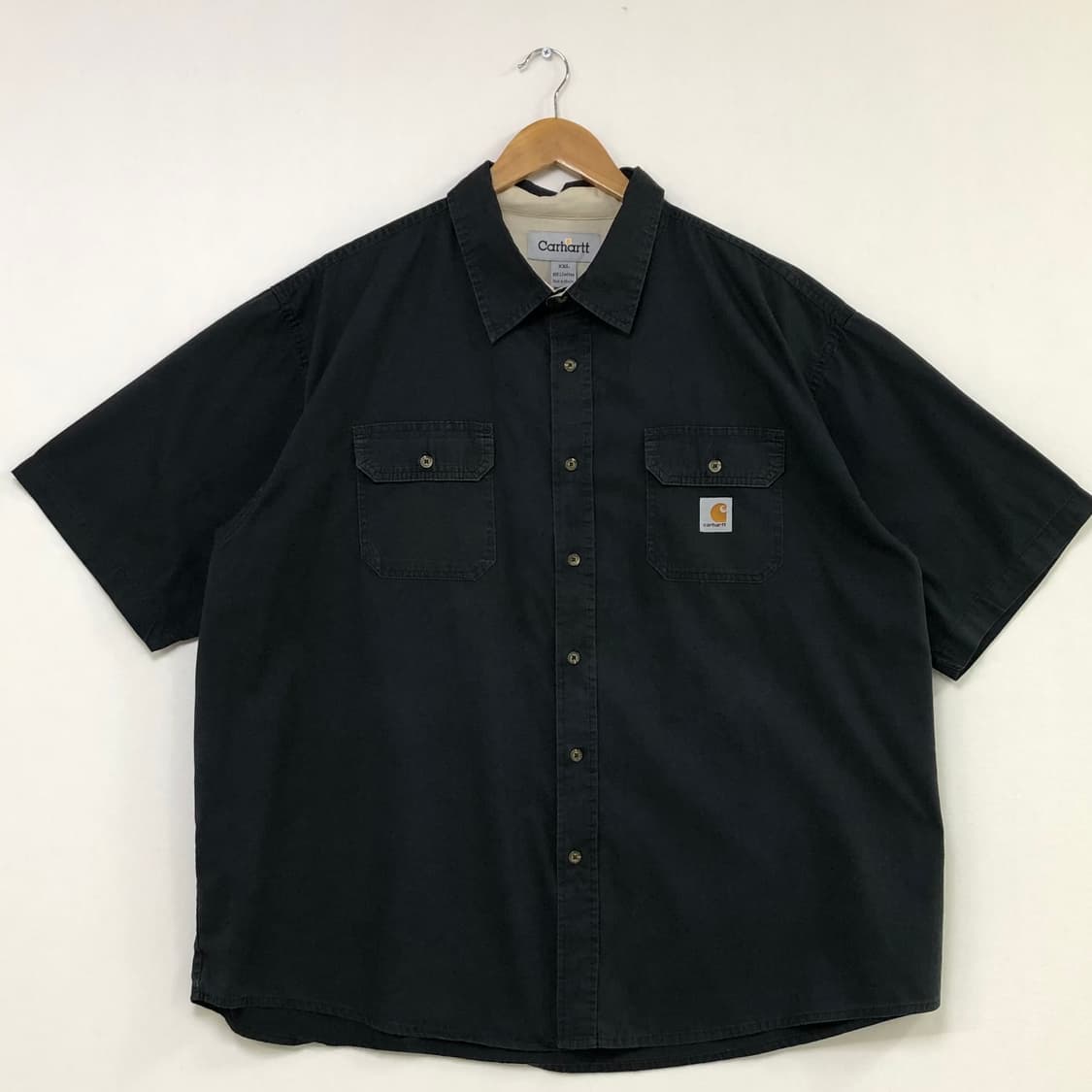 Xxl 칼하트 블랙 워크 셔츠 상품이미지2
