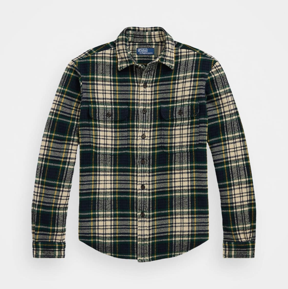 [M] 폴로 플래드 플란넬 워크셔츠 팝니다. 상품이미지1