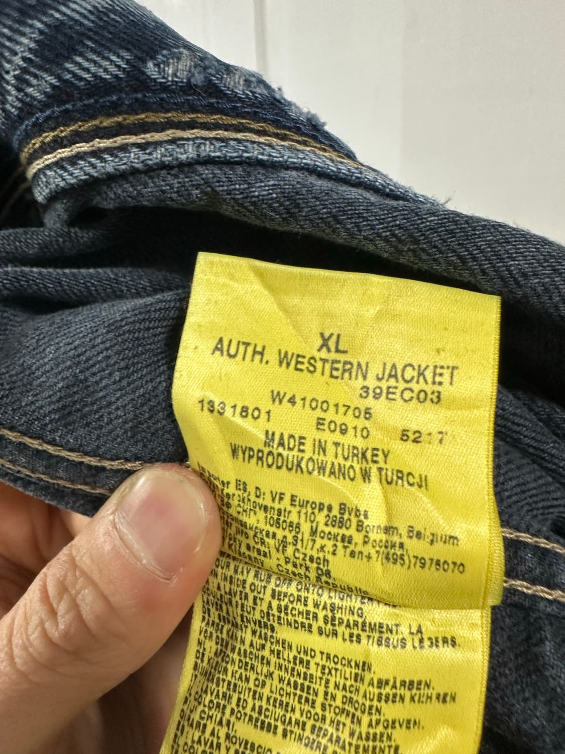 랭글러 웨스턴 데님 트러커자켓 상품이미지5