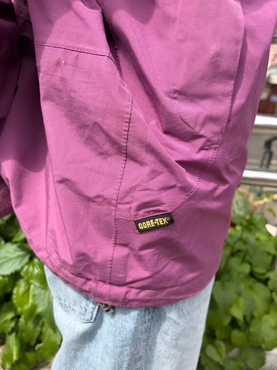 The North Face 퍼플 그레이 고어텍스 쉘 자켓 S  상품이미지6