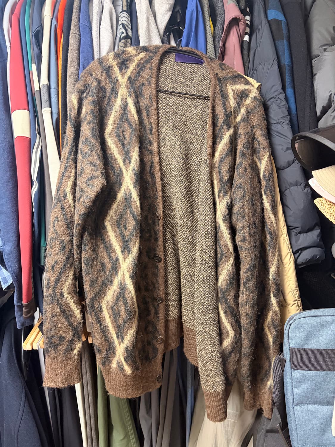 비슬로우 모헤어 가디건 L 상품이미지1