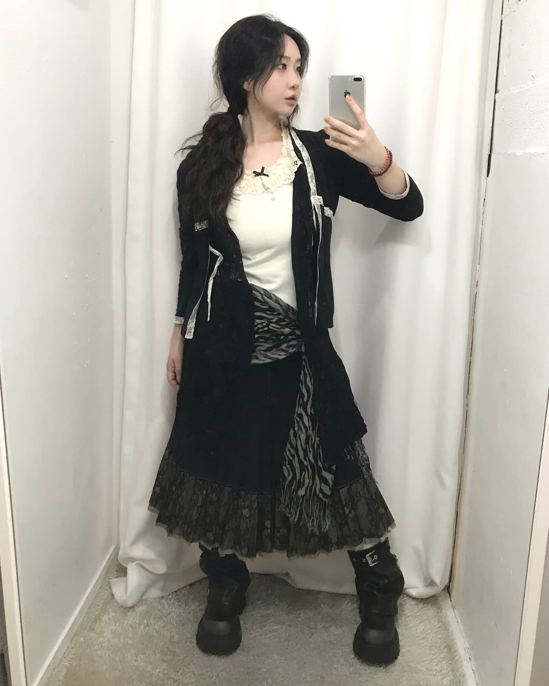 블랙 레이어드 코디 세트 🖤 상품이미지3