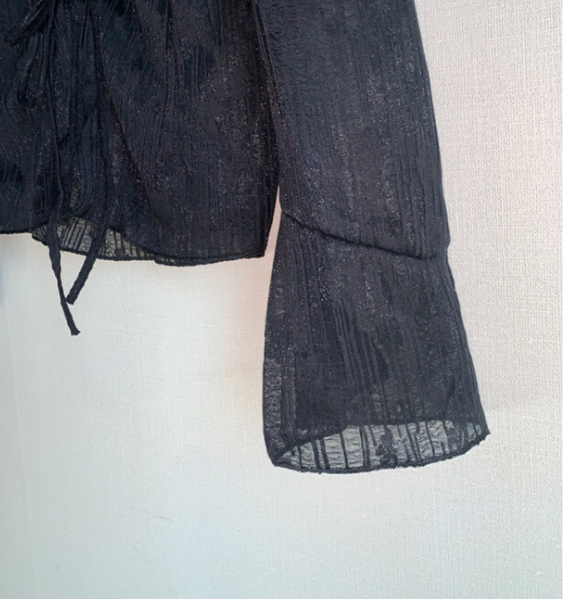 빈티지 레이스 셔츠 리본 블라우스 상품이미지4