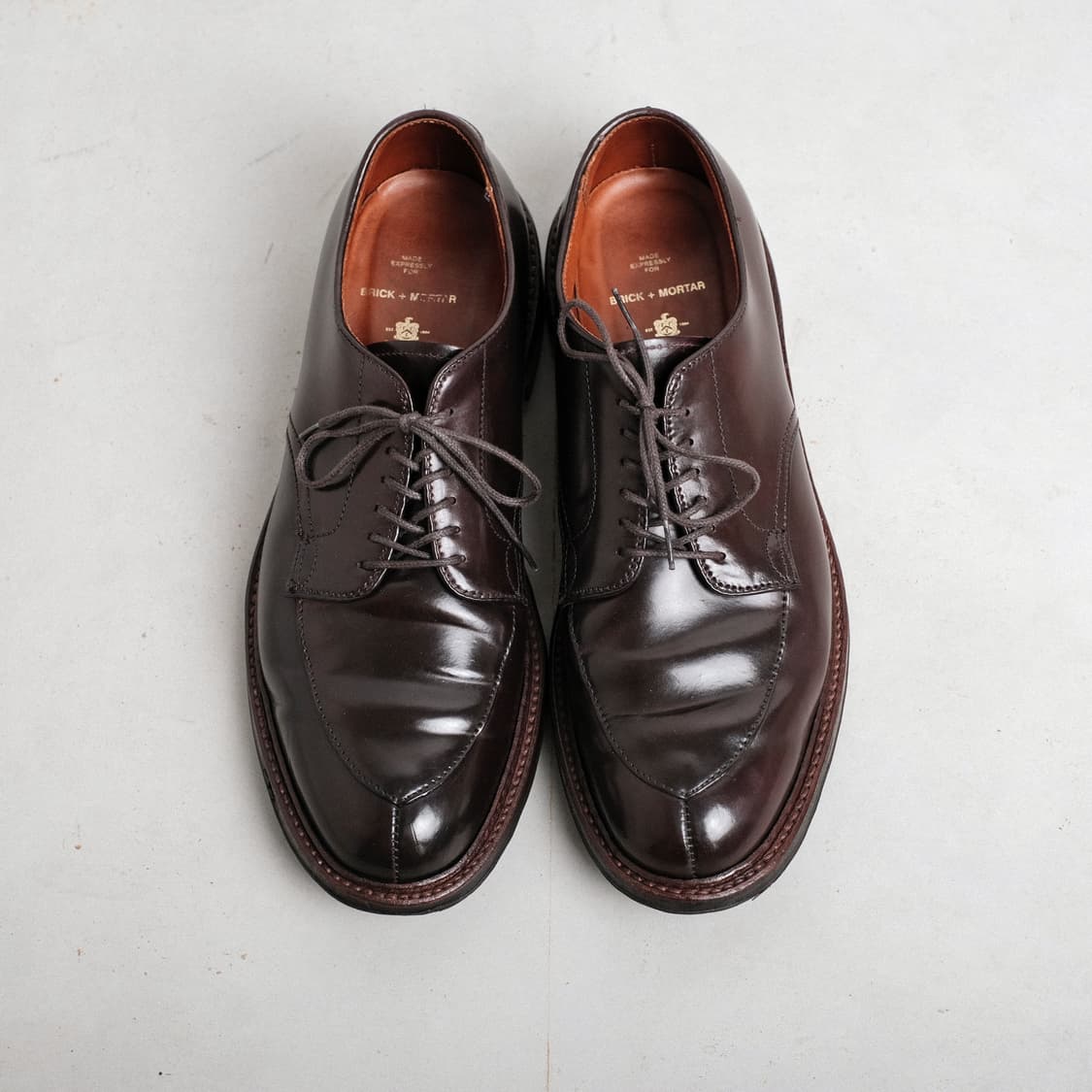 알든 별주 버건디 컬러8 코도반 스플릿토 Y팁 9.5D사이즈 상품이미지2