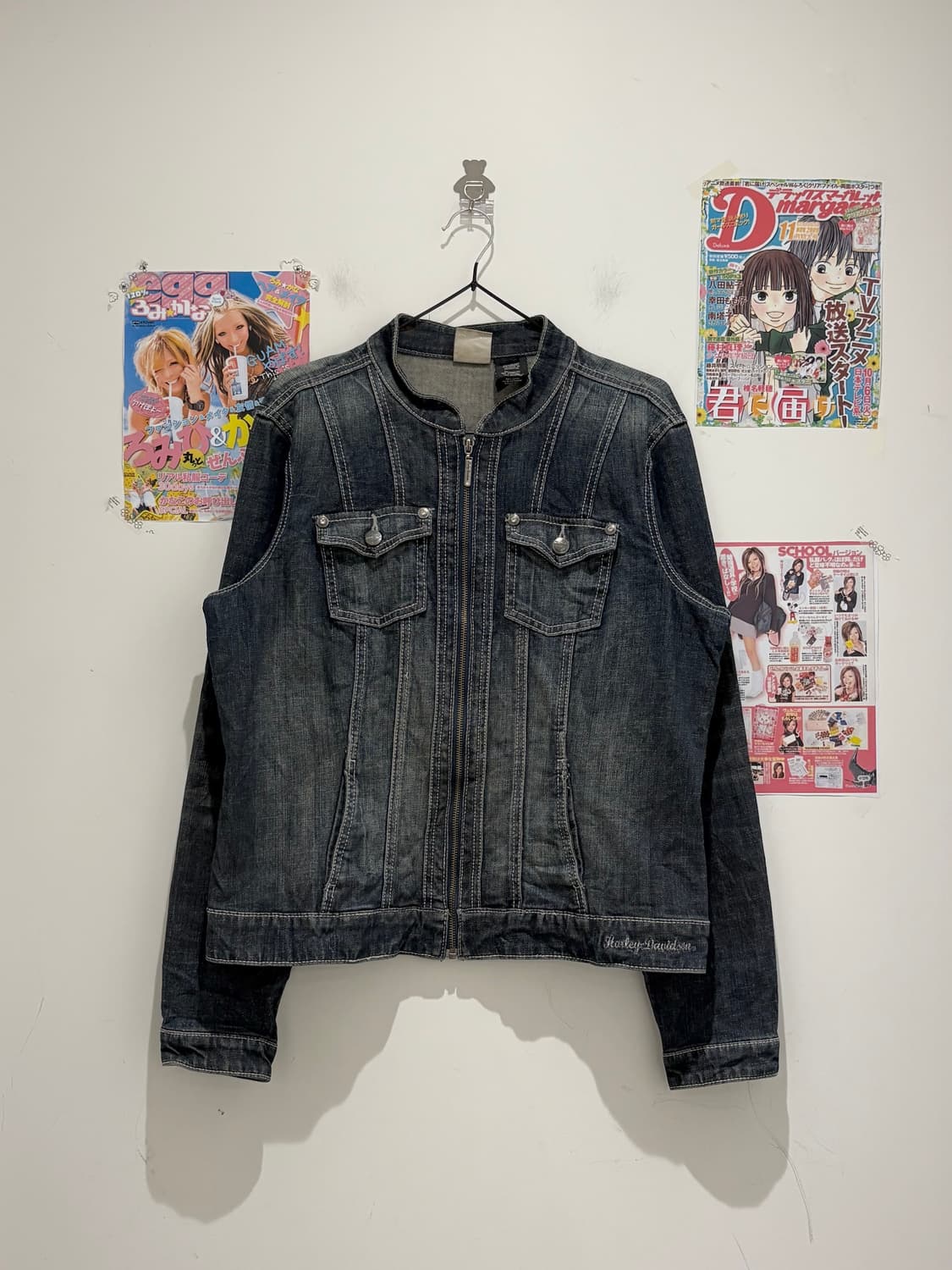 Harley Davidson denim washing jacket 상품이미지2