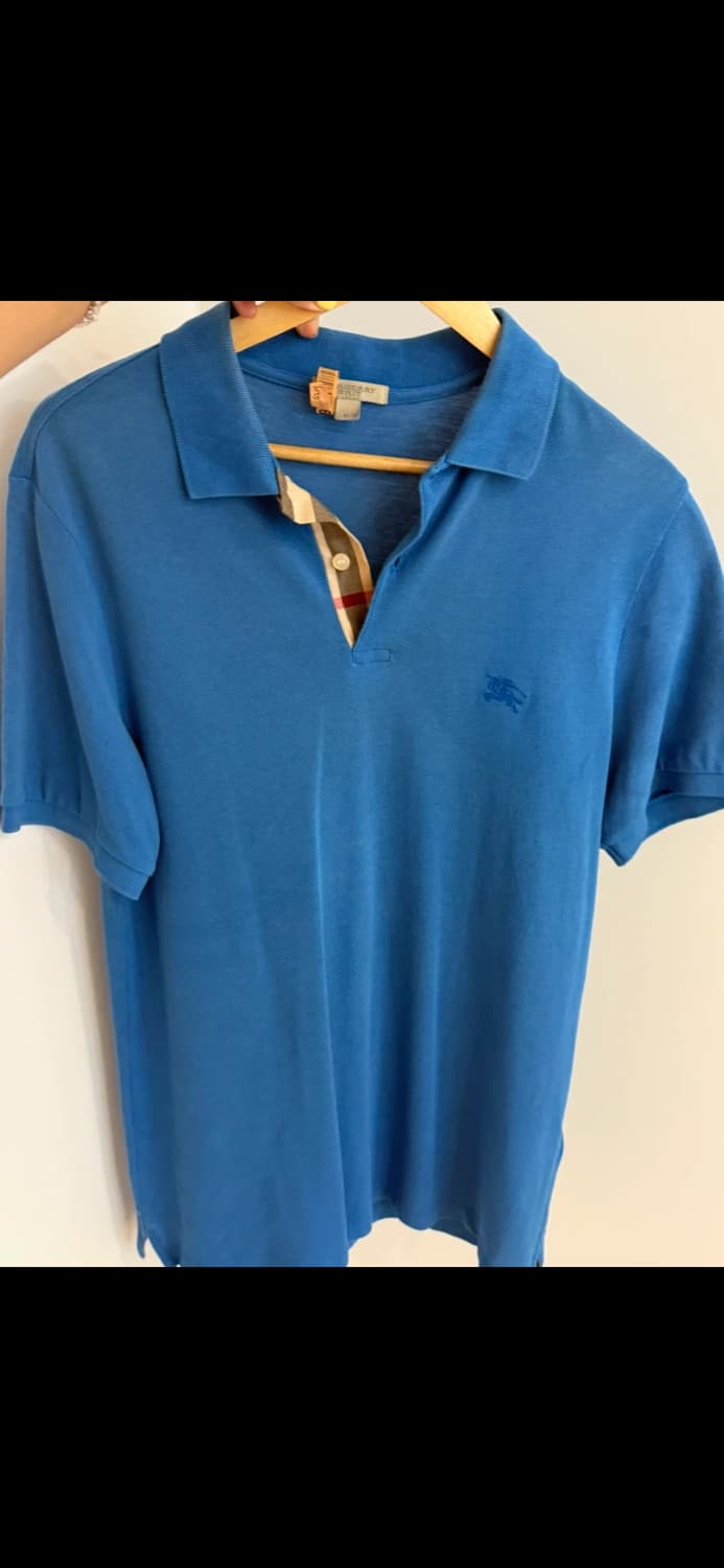 버버리 자수로고 폴로 티셔츠 상품이미지2