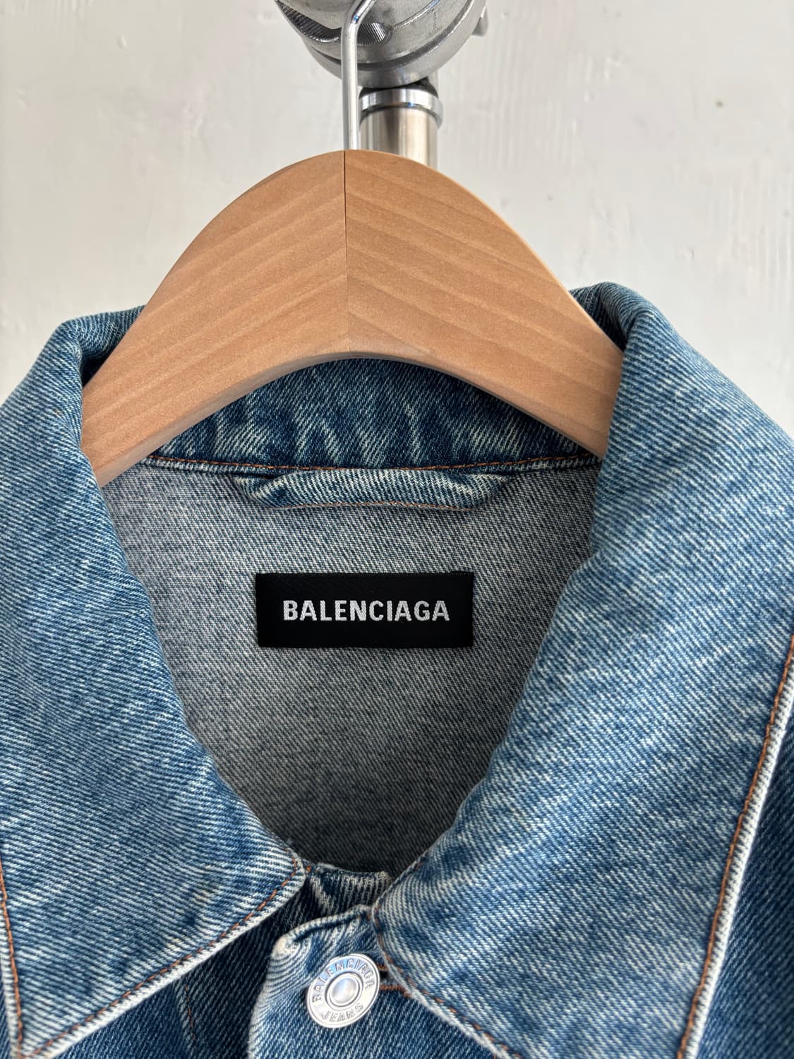 Balenciaga 발렌시아가 백로고 데님 자켓 상품이미지3