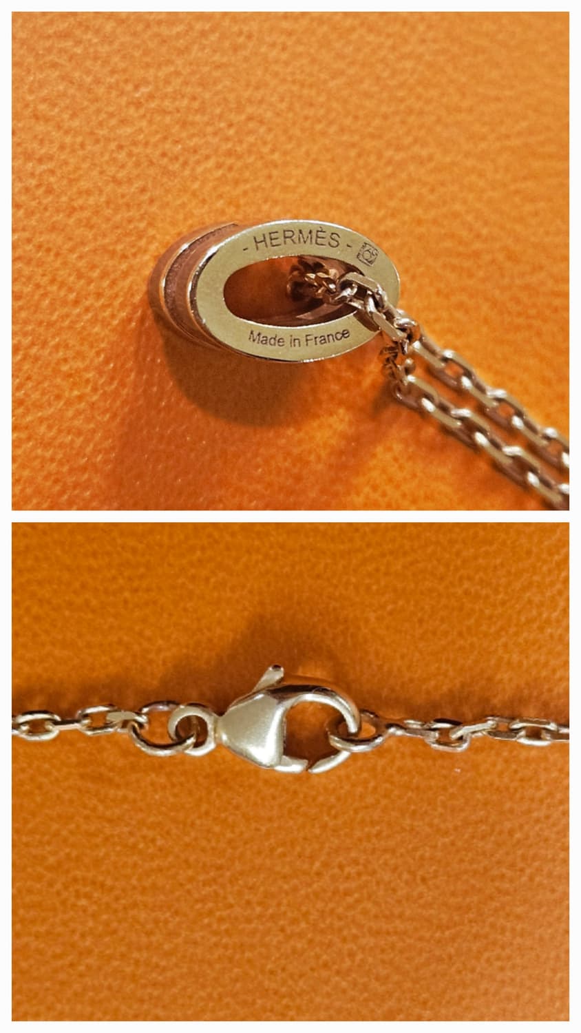 [상태최상] 에르메스 미니 팝아슈 목걸이 뉴골드 [정품/풀세트] 상품이미지3
