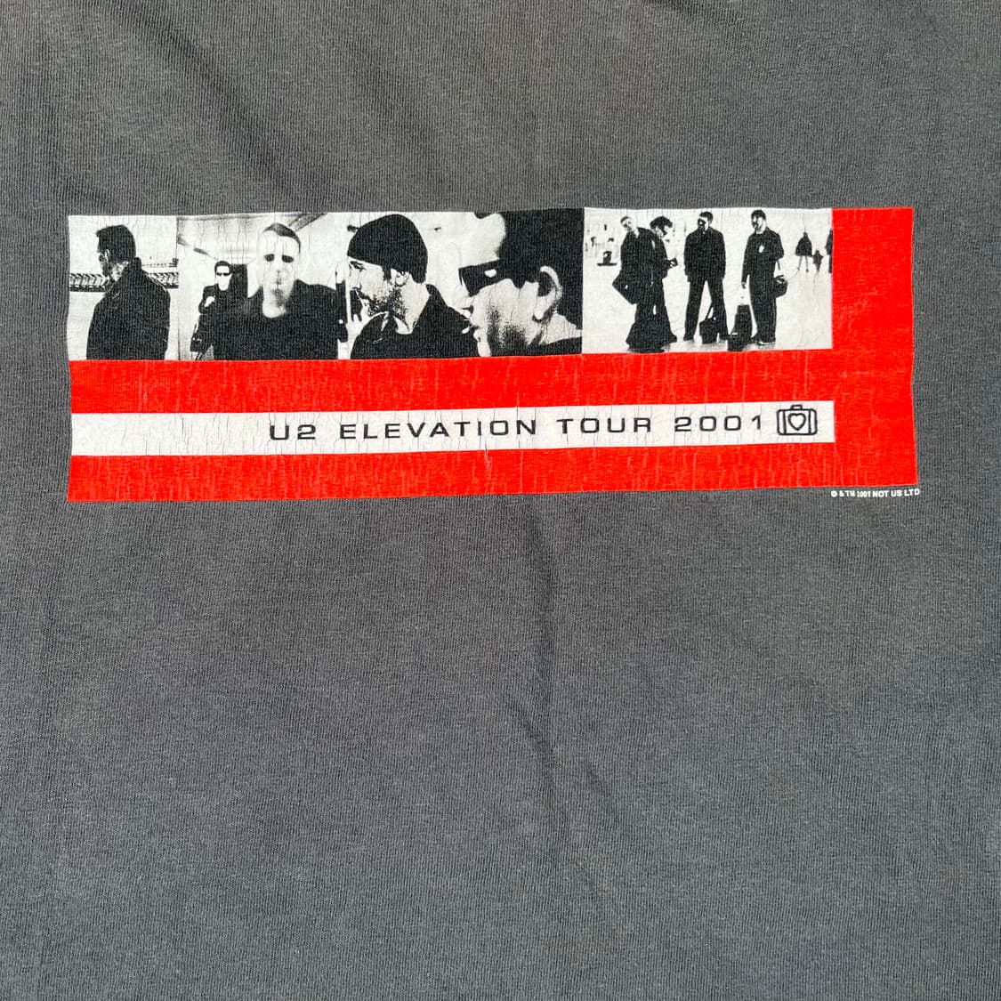 U2 2001 Elevation 투어 반팔티 상품이미지4