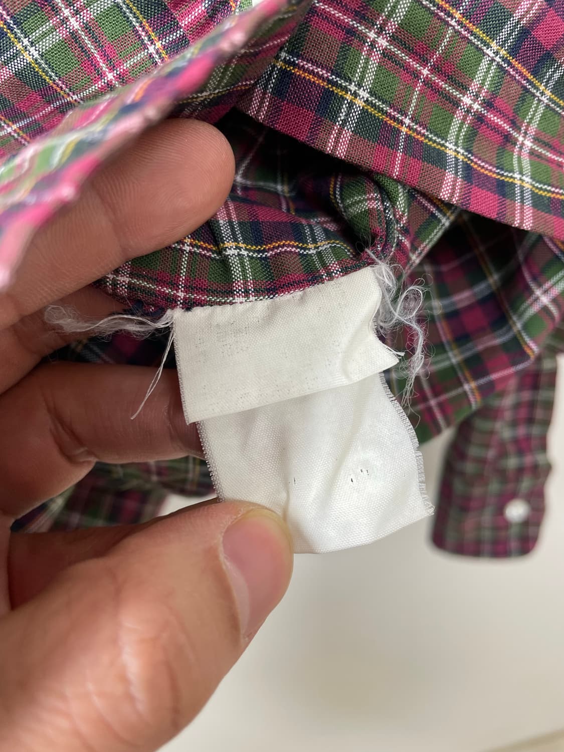 폴로Polo 코튼 체크 셔츠 95 - S12  상품이미지5