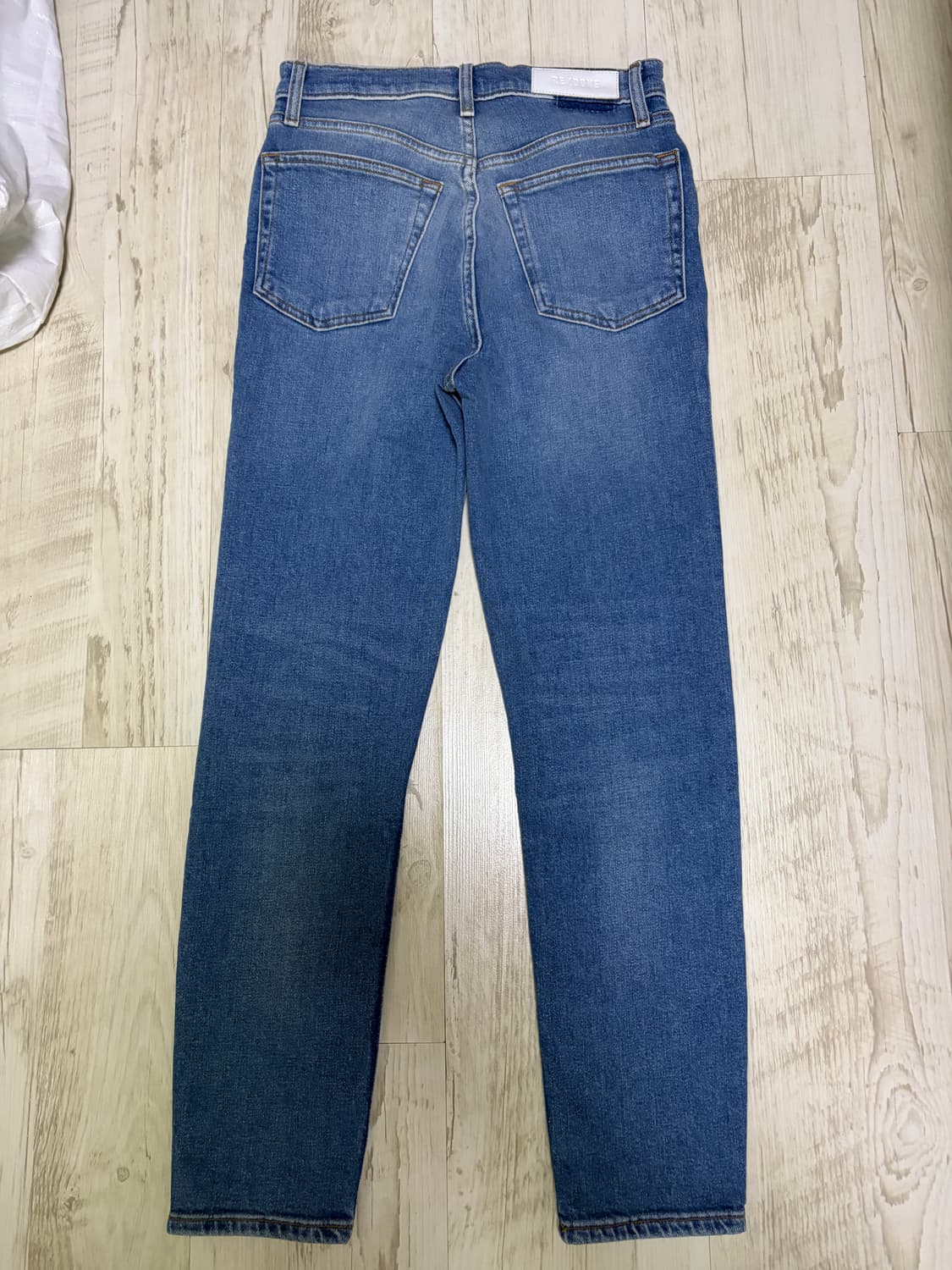 [26] 리던 RE/DONE 데님 청바지 새상품 연청 데미지 상품이미지3