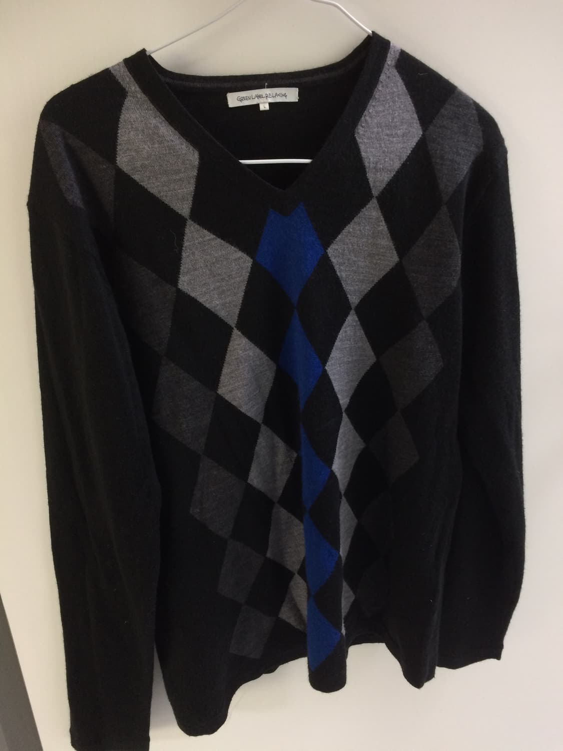 아가일 니트 상품이미지1