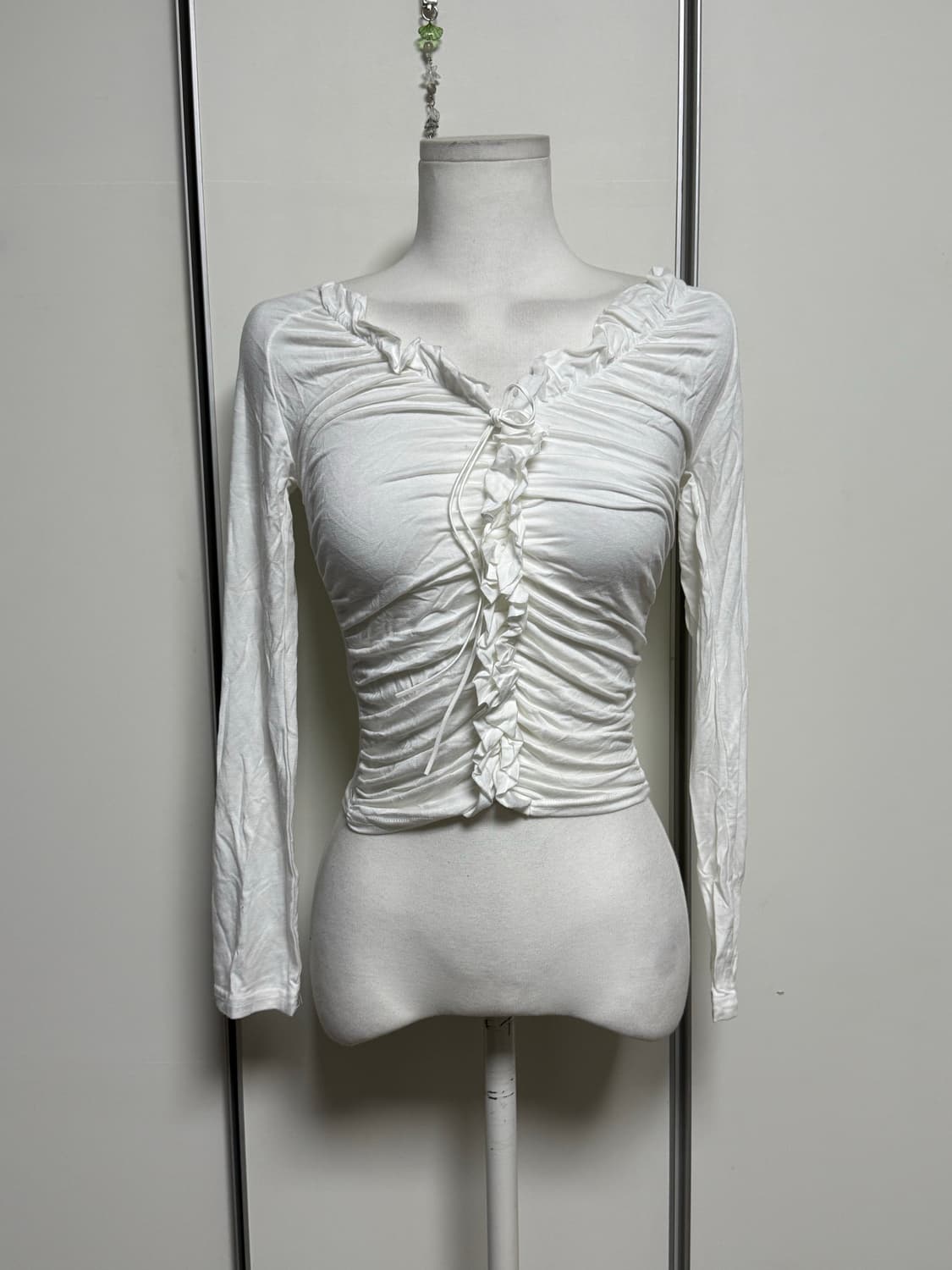 프릴티셔츠 화이트  상품이미지1