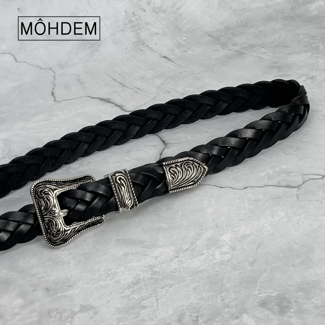 [Unisex] 위빙 로랑 이태리 소가죽 벨트 상품이미지5