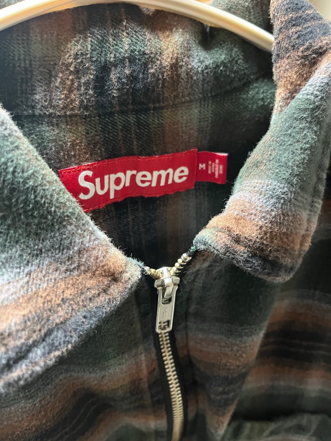 24s 슈프림 플란넬 셔츠 집업 상품이미지3