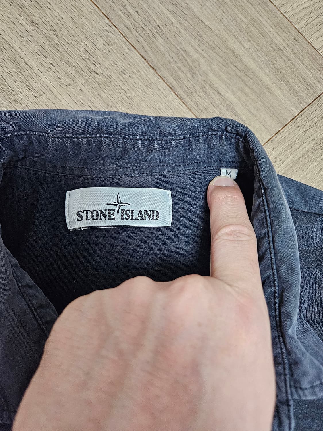 스톤아일랜드 오버셔츠 네이비 M 상품이미지2