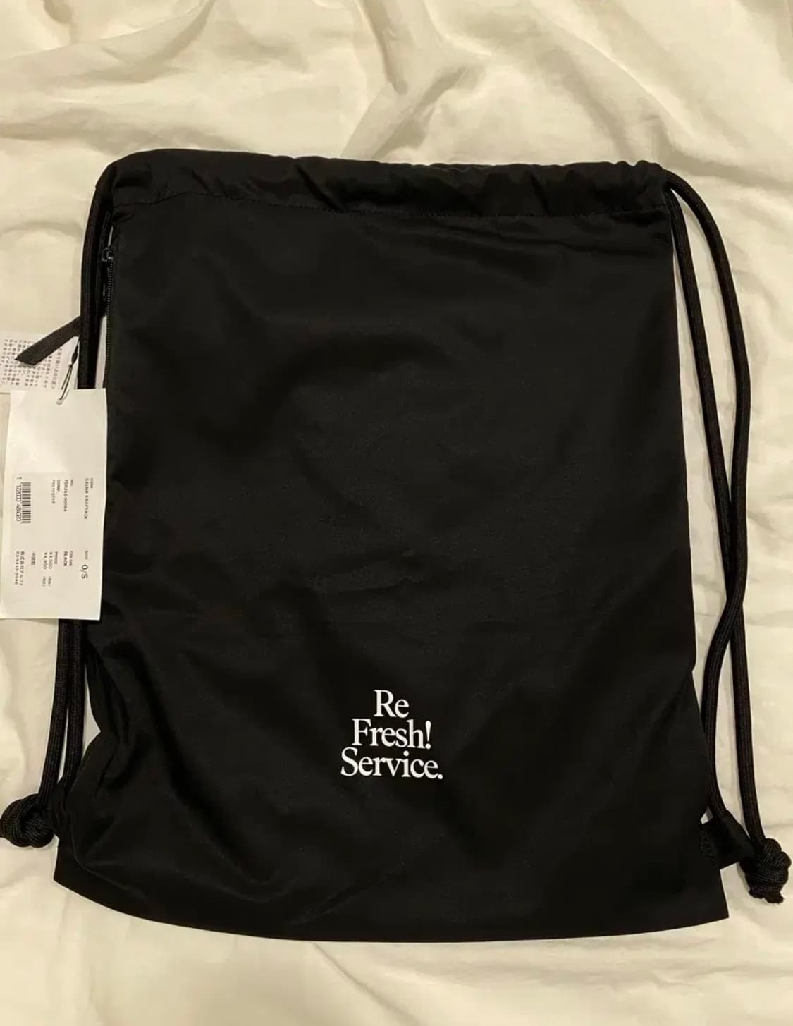 프레쉬서비스 냅색 짐색 블랙 상품이미지2