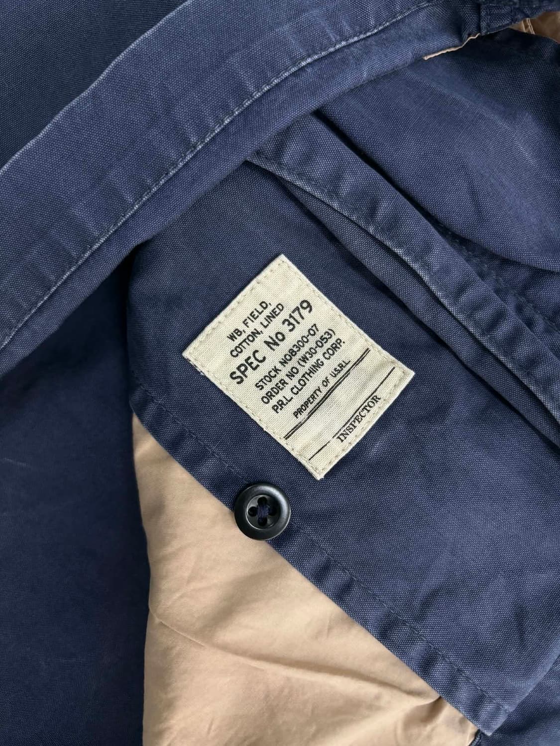 [L] 폴로 랄프로렌 네이비 워싱 스윙탑 자켓 상품이미지4